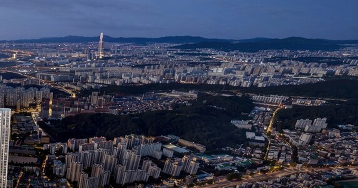 단지 주변 야경